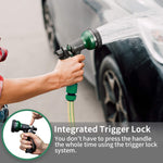 Load image into Gallery viewer, AUTOMAN-Garden-Hose-Nozzle, ABS Water Spray Nozzle with 7 Adjustable Watering Patterns, Slip Resistant for Watering Plants, Lawn& Garden, Washing Cars, Cleaning, Showering Pets & Outdoor Fun.