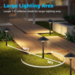 Load image into Gallery viewer, SUNVIE LED Low Voltage Landscape Lighting 12V Landscape Lighting Kit with Connectors, Low Voltage Pathway Lights with Spotlights Aluminum Pathway Lights Wired Waterproof for Patio Yard Garden, 12 Pack