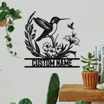 Load image into Gallery viewer, Personalized Metal Signs | Bird Metal Wall Art | Metal Name Sign Birds Welcome Plaque | Custom Garden Sign Yard Signs | Personalized Wedding Gifts | Housewarming Decor Indoor Outdoor
