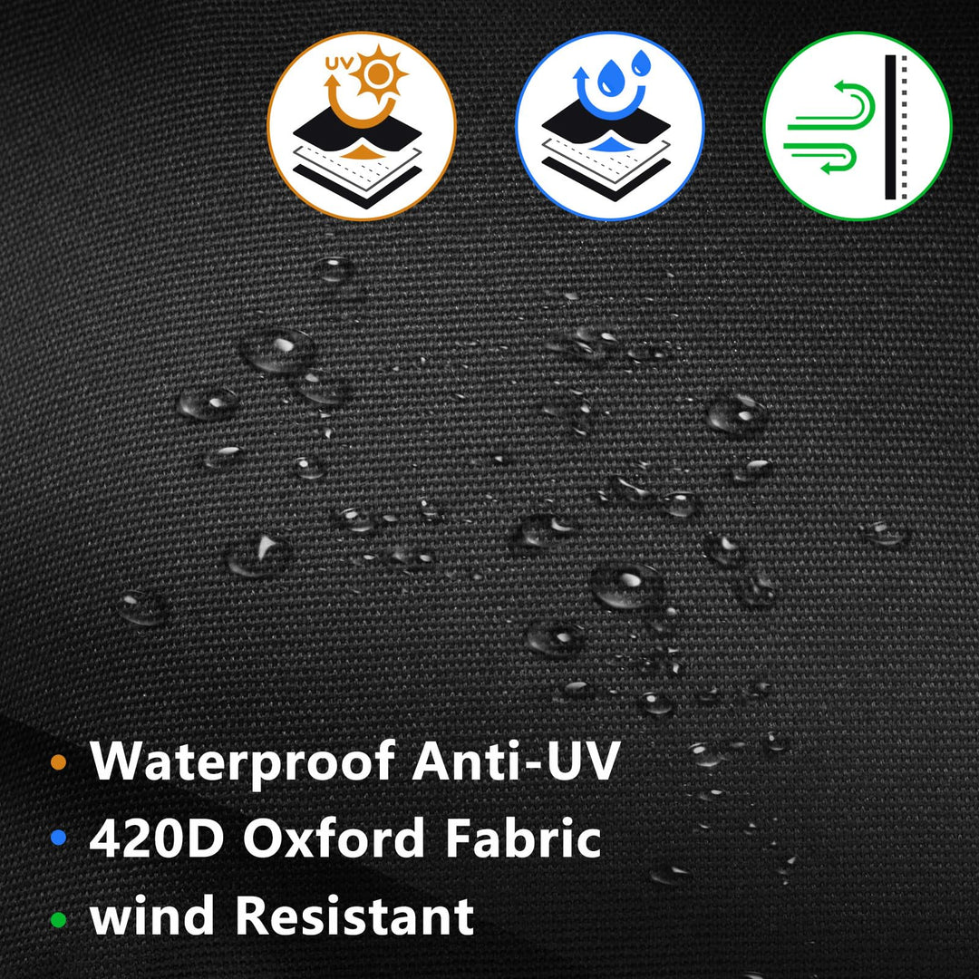 36"x42" Outdoor Water Fountain Covers for Winter Protection,420D Oxford Cloth Waterproof Garden Chimnea Statue Cover Charcoal Grill Cover