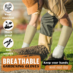 Load image into Gallery viewer, HANDLANDY Rose Pruning Gloves for Men &amp; Women, Long Thorn Proof Gardening Gloves, Breathable Pigskin Leather Gauntlet, Best Garden Gifts &amp; Tools for Gardener
